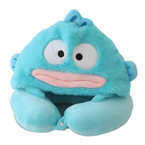 Hjlian Oreiller Cervical De Dessin Anime Avec Capuche, Doux Et Confortable, Adapte A La Courbe Du Cou, Ideal Pour Les Voyages En Dortoir Ou En Exterieur, Type 3 