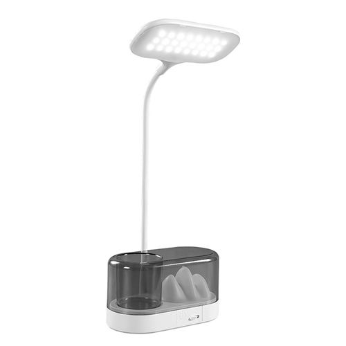 Hjlian Lampe De Bureau Led 3 En 1, Veilleuse Intelligente, Porte-Stylo, Lampe De Lecture, Protection Des Yeux, Pour Dortoir, Chambre A Coucher, Bureau