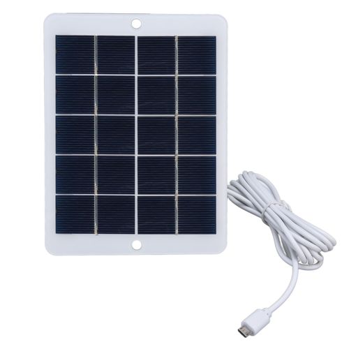 Hjlian Panneau Solaire Exterieur En Polysilicium 3 W 5 V, Generateur De Chargeur Solaire Pour Telephone Portable