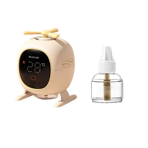Hjlian Diffuseur D'aromes A Affichage Numerique, Lame Rotative Silencieuse, Forme Mignonne Pour Voiture, Maison, Voyage, Bureau