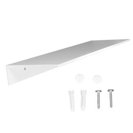 HJLIAN Etagere de douche tendance, elegante, fiable, durable, grande capacite, pratique, rangement de salle de bain pour la maison, blanc, 40 cm