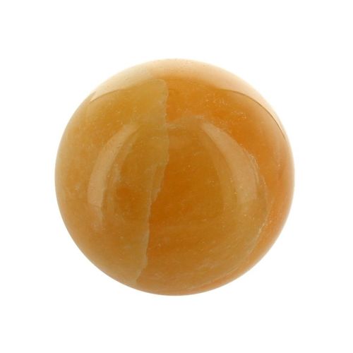 Sphère Calcite Orange - Pièce De 7 À 8 Cm