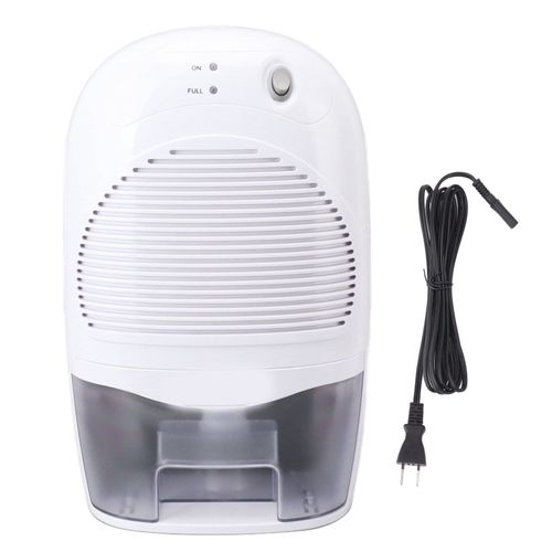 HJLIAN Petit deshumidificateur electrique 58 W, haute puissance, silencieux et sur, pour chambre a coucher, bureau, prise americaine 110 V
