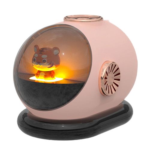 Hjlian Mini Humidificateur Portable Dc 5 V/1,0 A 280 Ml, Arret Automatique, Atomisation, Humidificateur De Bureau Pour Bureau, Chambre A Coucher, Rose, 1200 Mah, Rechargeable