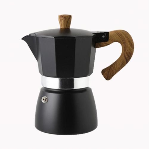 HJLIAN Machine a expresso portable en aluminium de style italien, cafetiere moka, cafetiere domestique, cafetiere a extraction froide pour cappuccino latte, 150 ml/300 ml
