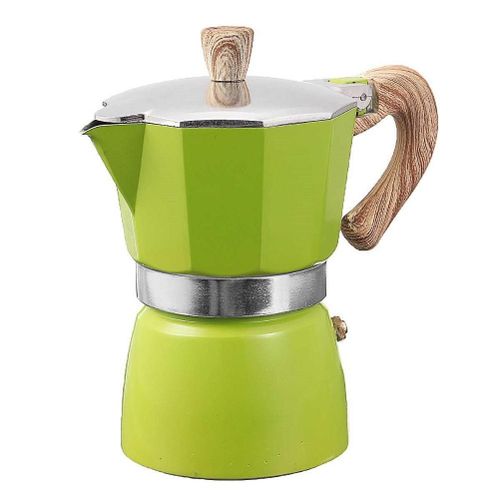 HJLIAN Machine a expresso portable en aluminium de style italien, cafetiere moka, cafetiere domestique, cafetiere a extraction froide pour cappuccino latte, 150 ml/300 ml