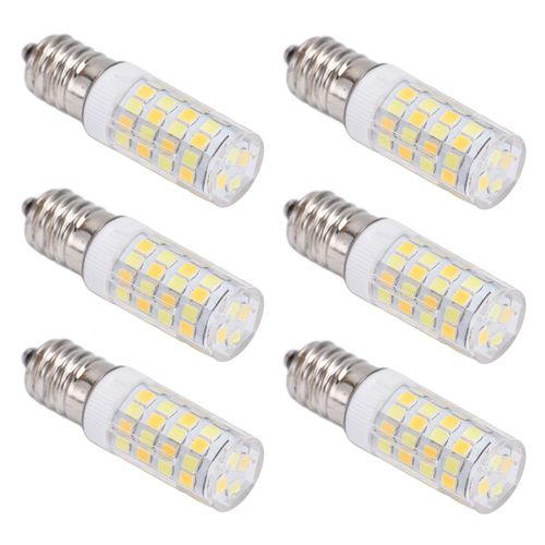 Hjlian Lot De 6 Ampoules E14 52 Led, 3 Couleurs, 7 W, 220 V, Pour Lampe De Table, Plafonnier, Pour Usage Domestique, Type Court