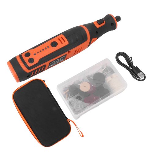 HJLIAN Perceuse-meuleuse electrique sans fil, rechargeable au lithium, pour metal, fer, cuivre, 7,2 V