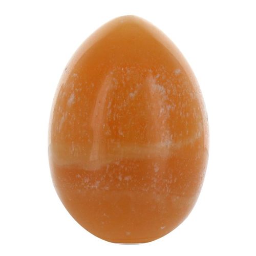 Oeuf Calcite Orange - Pièce De 7 À 9 Cm