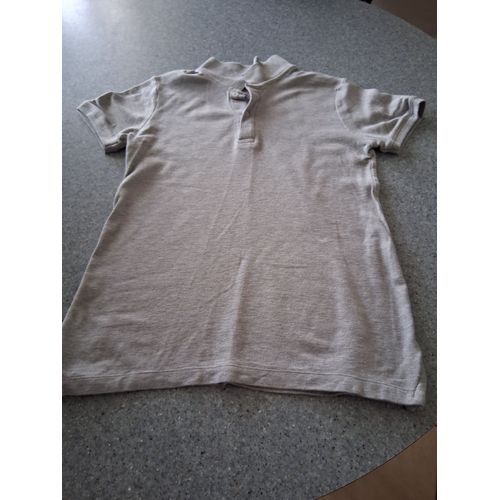 Polo "Tex" Gris Manche Courte "T-9-10 Ans" Garçon
