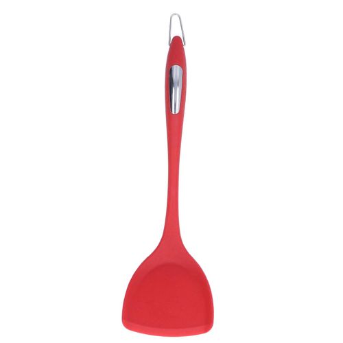 Hjlian Spatule De Cuisine En Silicone De Qualite Alimentaire, Sans Couture, Ustensile De Cuisine, Rouge