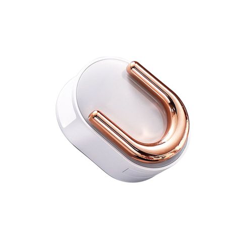 HJLIAN Support mural pour seche-cheveux, auto-adhesif, pliable, pour salle de bain