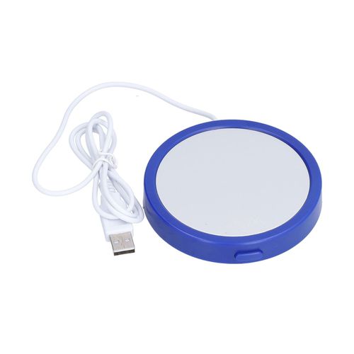 HJLIAN Chauffe-tasse a lait alimente par USB, sous-verre a temperature constante, pour la maison, le bureau et la cuisine, bleu
