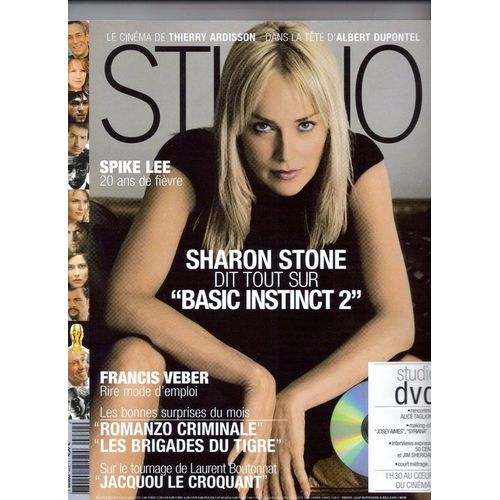 Studio Magasine  N° 222 : Sharon Stone