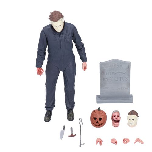 HJLIAN Figurine mobile d'Halloween de 7 pouces, modele de personnage de film en plastique, ornement, jouet d'horreur, cadeau d'Halloween