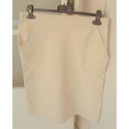 Jupe Taille 44 Coton Soie Naturelle Vintage