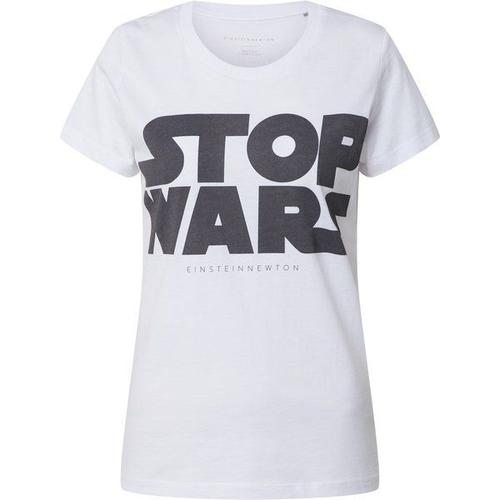Einstein & Newton T-Shirt 'stop Wars'  Noir / Blanc