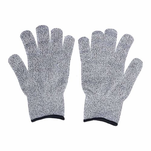 HJLIAN 2 paires de gants resistants aux coupures, protection HPPE niveau 5, gants trempes resistants a l'usure pour le jardin