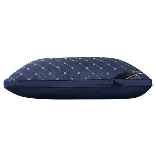 Hjlian Oreiller Cervical Confortable A Usage Unique, Lavable, Pour Hotel, Maison, Sommeil, Bleu Marine, Capacite De 600 G/21,2 Oz 