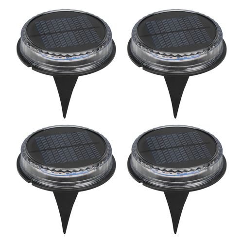 Hjlian Lampe Solaire De Pelouse Etanche Ip65, Eclairage De Sol Pour Cour, Terrasse, Patio, Allee, Lumiere Chaude