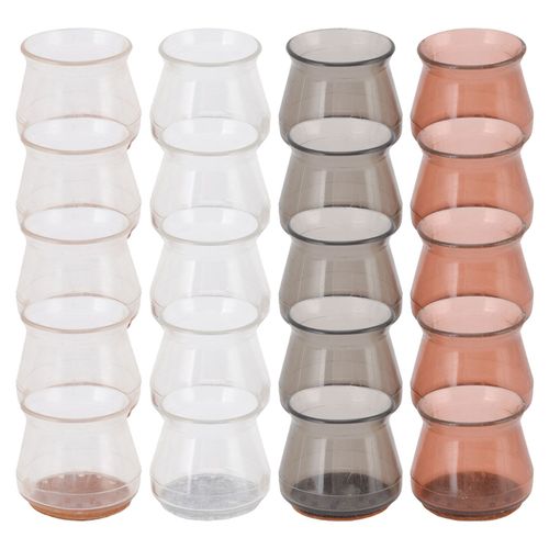 Hjlian Lot De 20 Embouts De Protection En Caoutchouc Pour Pieds De Chaise Et Table