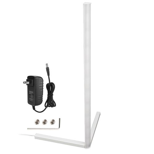 Hjlian Lampadaire D'angle Led 52 Cm, Lumiere Chaude, Ideal Pour Un Salon Ou Une Chambre A Coucher, Prise Americaine 100-240 V
