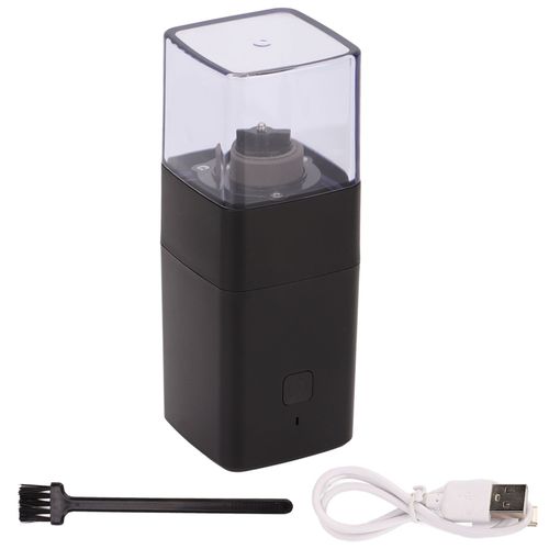 Hjlian Moulin A Cafe Electrique Noir, Portable, Chargement Usb, Automatique, Petit, Pour La Maison