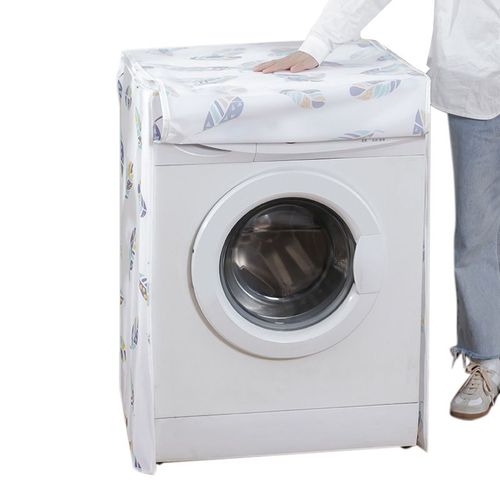 HJLIAN Housse anti-poussiere a motif dessin anime, impermeable, resistante aux UV, anti-salissure, epaisse, pour machine a laver 10 kg, type a clapet, 55 x 75 x 100