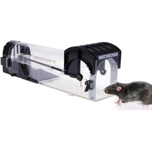 HJLIAN Piege a souris vivant, piege a souris sans cruaute, piege a rongeurs, piege a rats, piege a souris reutilisable et durable, piege a animaux