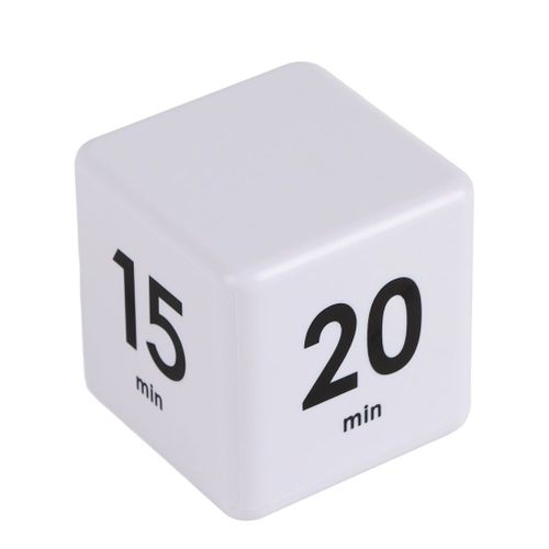 Hjlian Minuterie De Cuisine Cube Timer Minuterie Prereglee Pour 15/20/30/60 Minutes