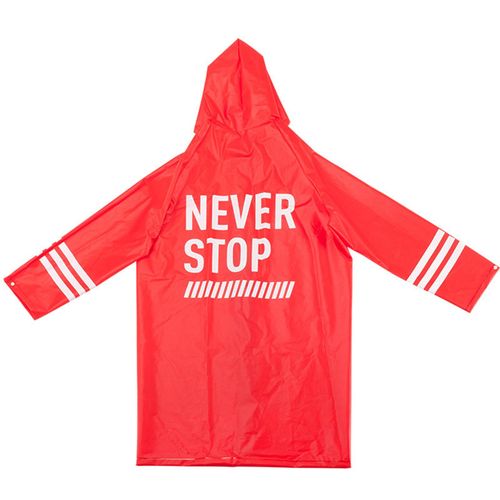 Hjlian Cape De Pluie En Tissu Eva, Manteau Tendance, Version Homme Femme Adulte, Impermeable De Randonnee, Vetements Rouge Xl