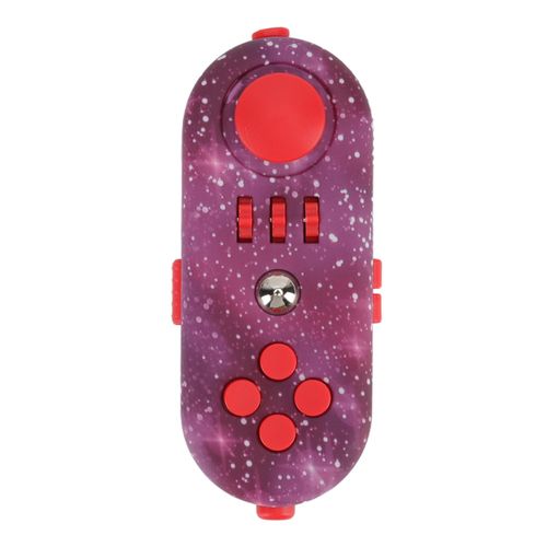 HJLIAN Jouet anti-stress, relaxant, portable, anti-anxiete, sensoriel, EDC, 10 etoiles, violet