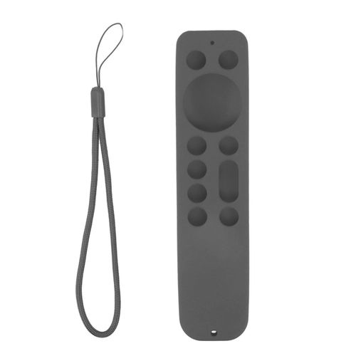 HJLIAN Coque de protection en silicone pour telecommande OnePlus TV Y1S Edge, souple et anti-chute, gris fonce