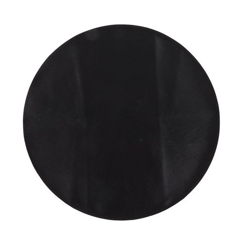 HJLIAN Tapis de barbecue rond, ignifuge, resistant aux hautes temperatures, lavable et reutilisable, noir, 60 cm de diametre