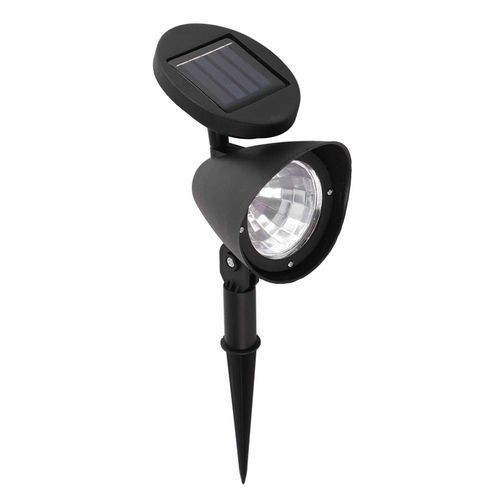 Hjlian Projecteur Solaire D'exterieur A Led, Lampe De Jardin Etanche, Eclairage De Pelouse Au Sol Pour Paysage Chaud