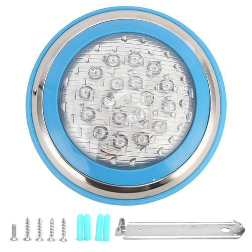 Hjlian Lampe Led Pour Piscine, Applique Murale Etanche En Acier Inoxydable, Pour Exterieur, Ac12v, 18w, 1800lm