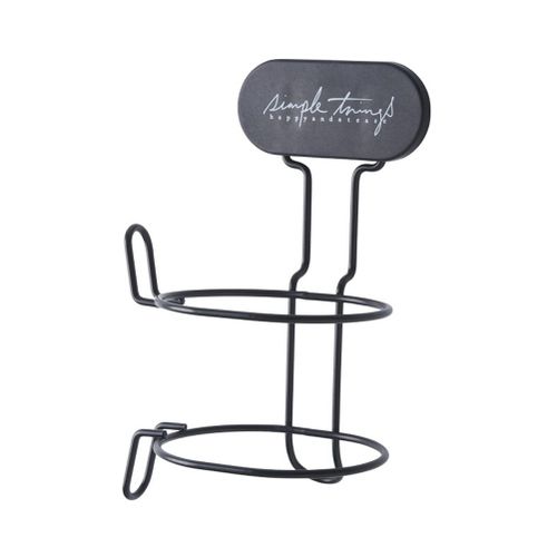 HJLIAN Support de seche-cheveux auto-adhesif en fer forge pour salle de bain