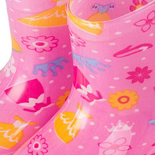 Hjlian Bottes De Pluie Antiderapantes Pour Enfants, Chaussures De Pluie Impermeables Pour Tout-Petits, Bottes Pour Garcons Et Filles, Type 1, Taille 25 (16 Cm/6,30 Po)