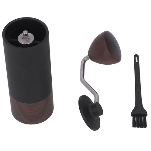 Hjlian Moulin A Cafe Manuel, Capacite De 25 G, Noir, Poignee En Z En Metal Robuste, Broyeur A Grains Manuel Pour La Maison, Le Cafe Ou Le Bureau