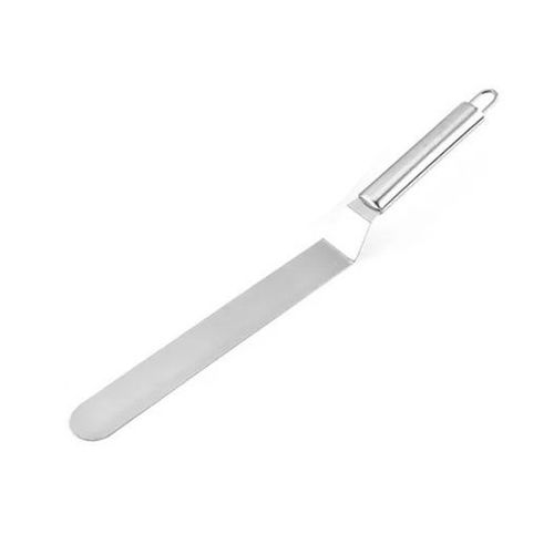 Hjlian Spatule Decalee A Lame En Acier Inoxydable, Spatule Portable Pour Glacage A La Creme, Pour La Decoration De Gateaux Et Patisseries