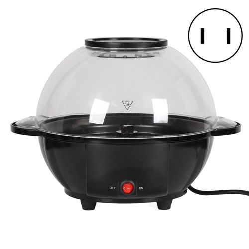 HJLIAN Mini machine a pop-corn entierement automatique, appareil a pop-corn spheroidal pour la cuisine et la maison, 110 V (Etats-Unis)