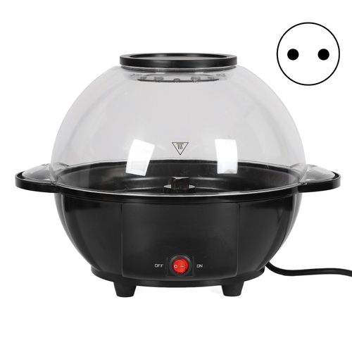 HJLIAN Mini machine a pop-corn entierement automatique, appareil a pop-corn spheroidal pour la cuisine et la maison, 220 V (UE)