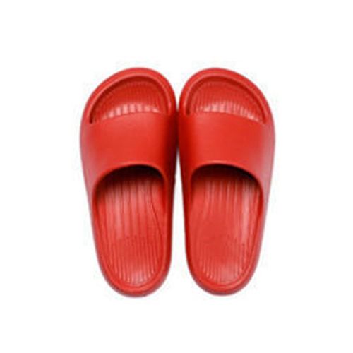 Hjlian Chaussons De Douche Eva, Sandales A Enfiler, Chaussures De Douche Pour Salle De Bain, Piscine, Plage, Pour Femmes Et Hommes, Rouge, 37-38