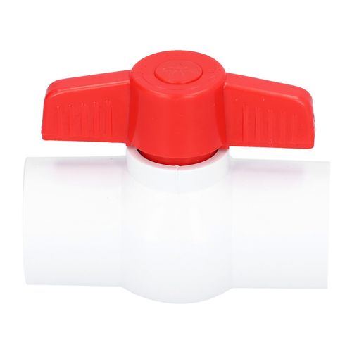 HJLIAN Robinet d'arret a bille en PVC avec poignee en T, raccords de tuyauterie pour irrigation de jardin (DN15)