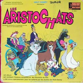 Disney Livre-disque vinyle Les Aristochas 33 1/3 Tours - Grenier d