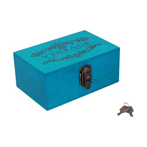 Hjlian Boite De Rangement En Bois, Boite A Bijoux Decorative Retro, Organisateur D'articles Divers De Bureau Pour Bijoux, Colliers, Boucles D'oreilles