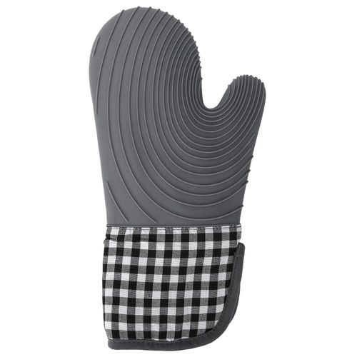 HJLIAN Gants de cuisson en silicone et coton resistants a la chaleur pour four a micro-ondes, pour la cuisson, la patisserie, le gril