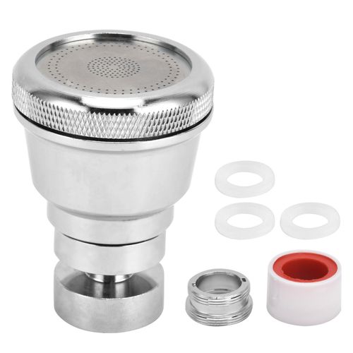 HJLIAN Aerateur de robinet de cuisine en cuivre, tete de pulverisation haute pression avec 3 modes de reglage XL1021