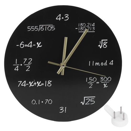 HJLIAN Horloge murale ronde silencieuse de style industriel retro pour la decoration de la maison et du commerce