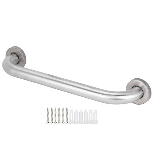 HJLIAN Poignee de baignoire en acier inoxydable givre, rampe de douche pour salle de bain, barre d'appui pour jacuzzi